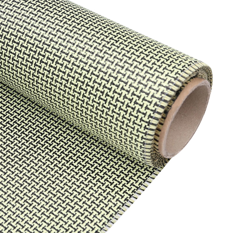 Mélange de carbone aramide jaune / noir Mélange de carbone aramide jaune / noir