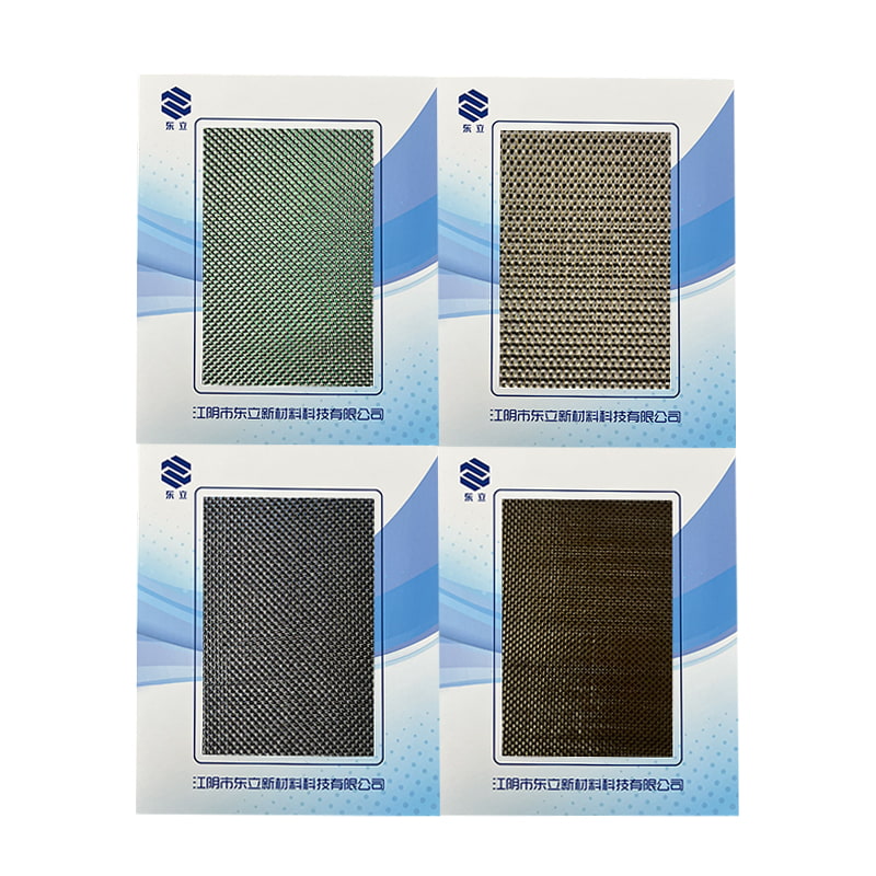 Tissu tissé métallique et polyester